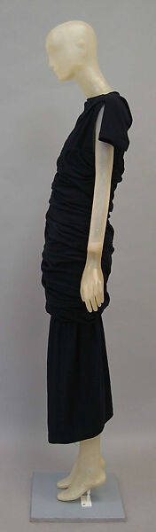 Dress, Comme des Garçons (Japanese, founded 1969), wool, Japanese