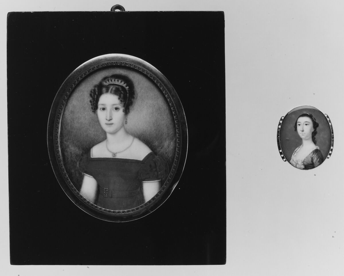 Mrs. Jacob Motte (Rebecca Brewton), Jeremiah Theus (American, Chur, 1716–1774 Charleston, South Carolina), Watercolor on ivory, American