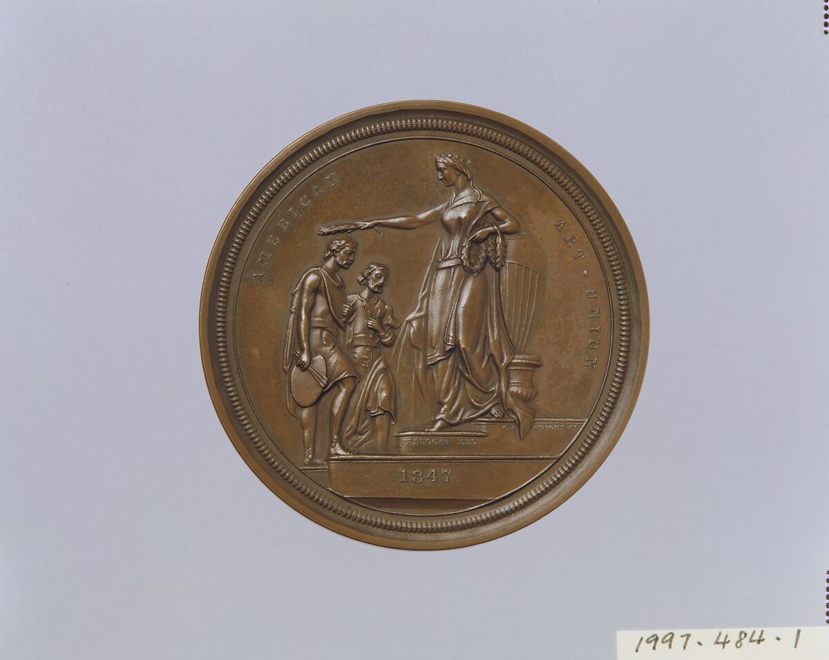 Washington Allston, Designed by Peter Paul Duggan (American (born Ireland), 1810–1861 Paris), Bronze, American