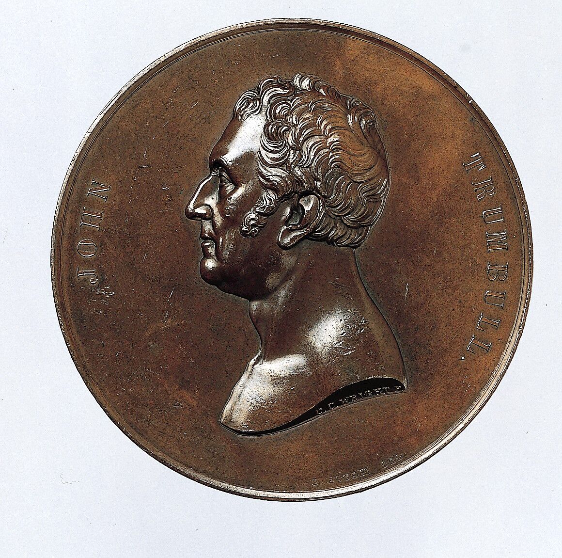 John Trumbull, Designed by Peter Paul Duggan (American (born Ireland), 1810–1861 Paris), Bronze, American