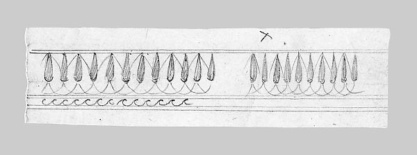 Classical Ornament (from Scrapbook), John Singer Sargent (American, Florence 1856–1925 London), Graphite on tracing paper, American 