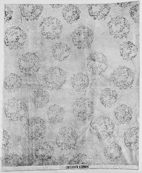 Printed velvet, Designed by Louis C. Tiffany (American, New York 1848–1933 New York), Silk and cotton, printed, American