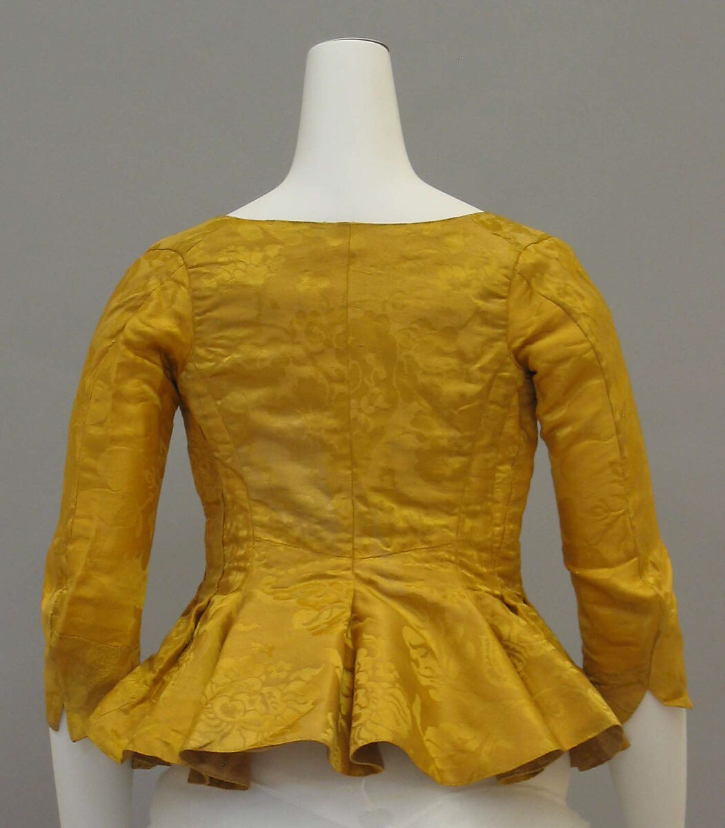Jacket, silk, British