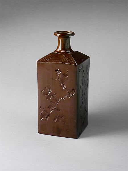 Bottle vase, Rookwood Pottery Company (American, Cincinnati, Ohio 1880–1967), Earthenware