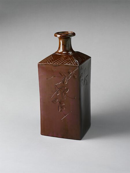 Bottle vase, Rookwood Pottery Company (American, Cincinnati, Ohio 1880–1967), Earthenware