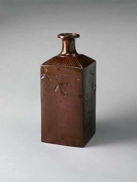 Bottle vase, Rookwood Pottery Company (American, Cincinnati, Ohio 1880–1967), Earthenware