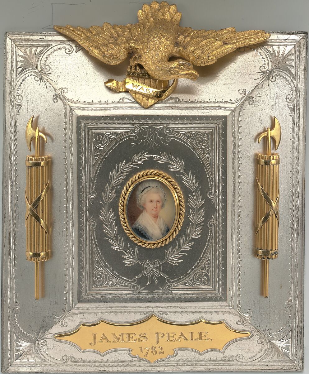 Martha Washington, James Peale (American, Chestertown, Maryland 1749–1831 Philadelphia, Pennsylvania), Watercolor on ivory, American 