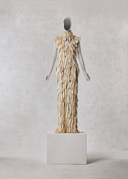 Dress, Alexander McQueen  British, shell, cotton, metal, British