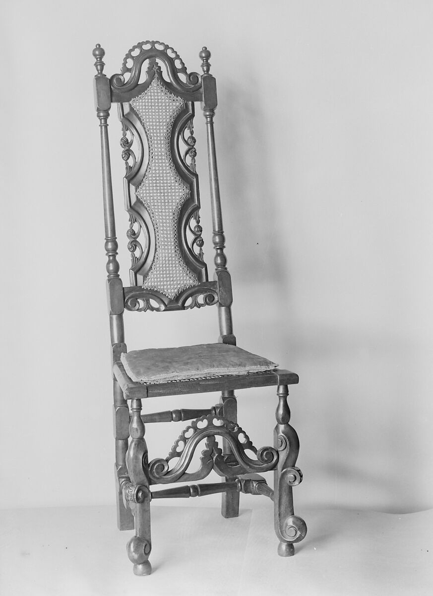 Cane side chair, Beech, British 