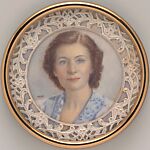 Woman with Flowered Collar
