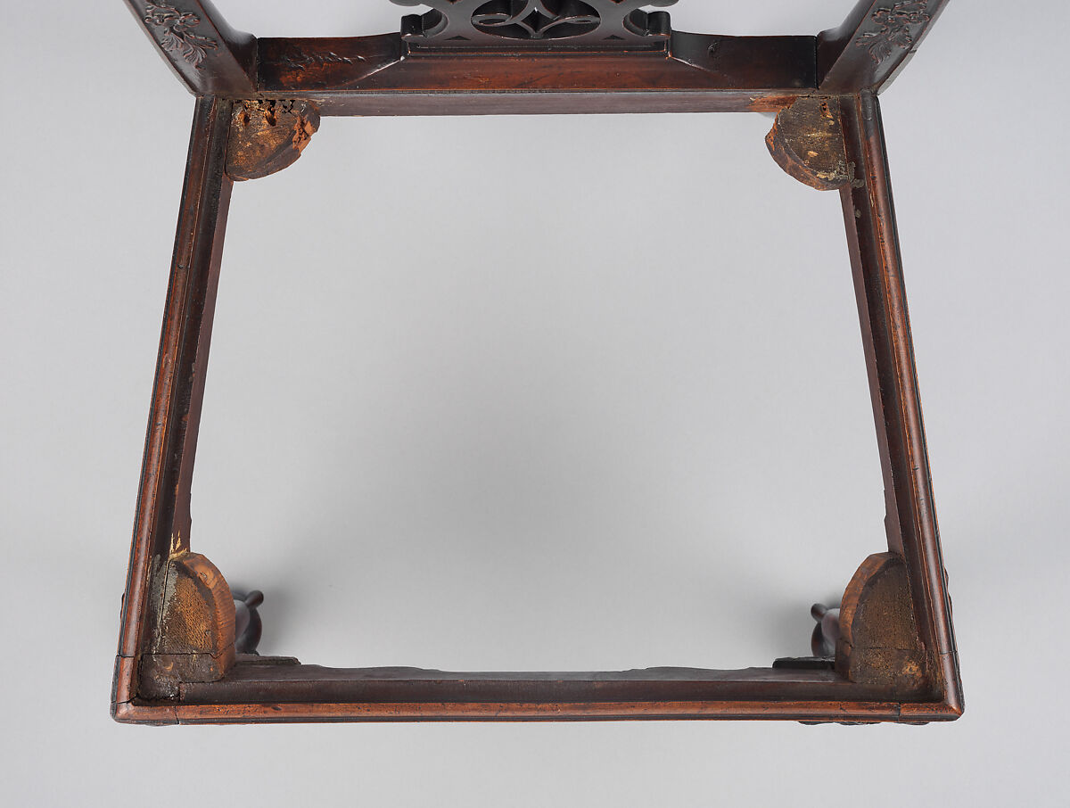 Side Chair, Mahogany, Atlantic white cedar, yellow pine; upholstery (modern), American