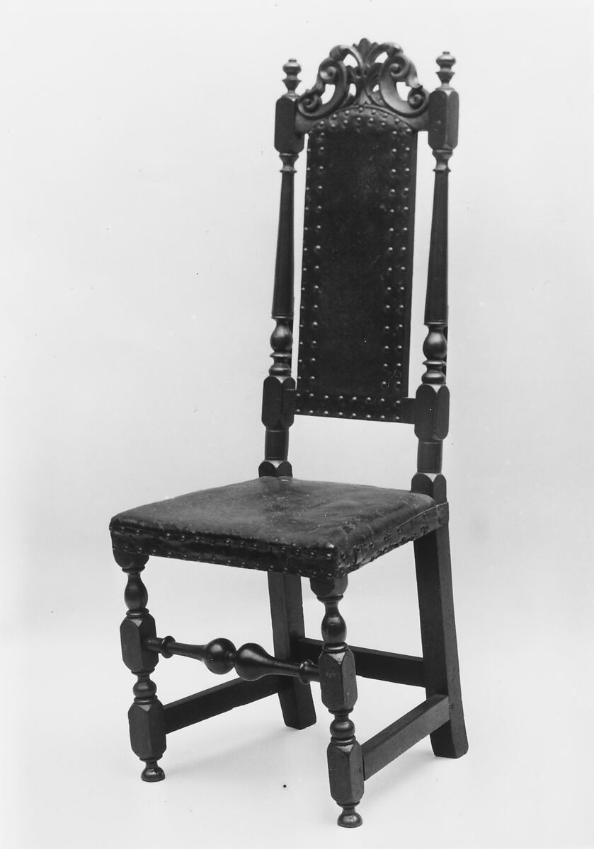 Side Chair, Red maple, oak, American