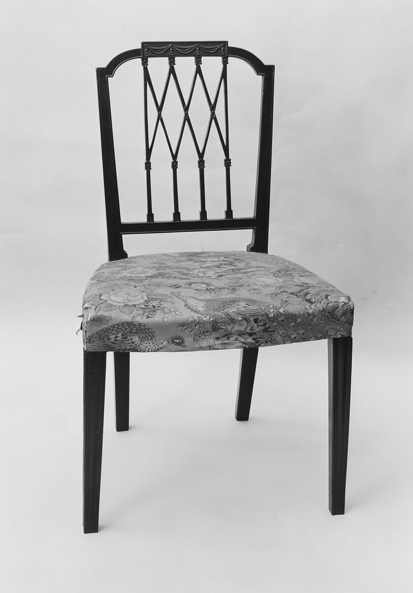 Side Chair, Mahogany, maple, ash, white pine, American 