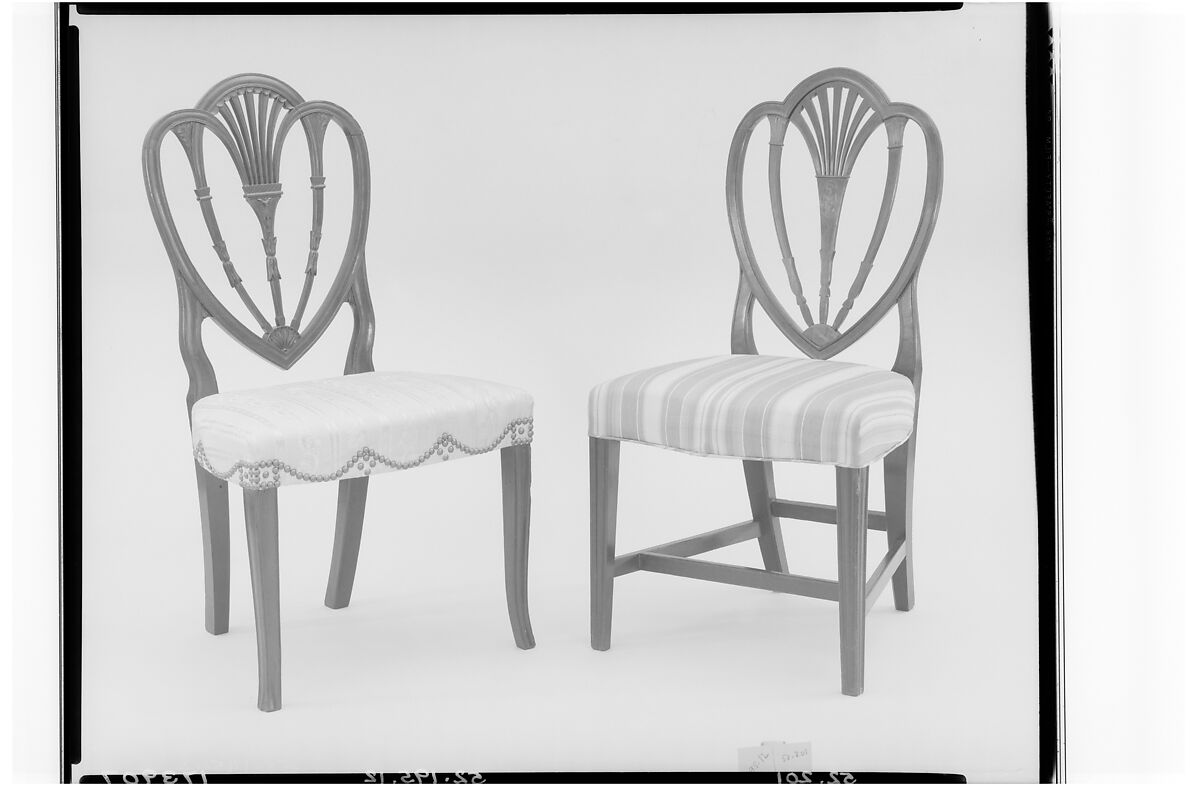 Side Chair, Mahogany, ash, tulip poplar, satinwood, American