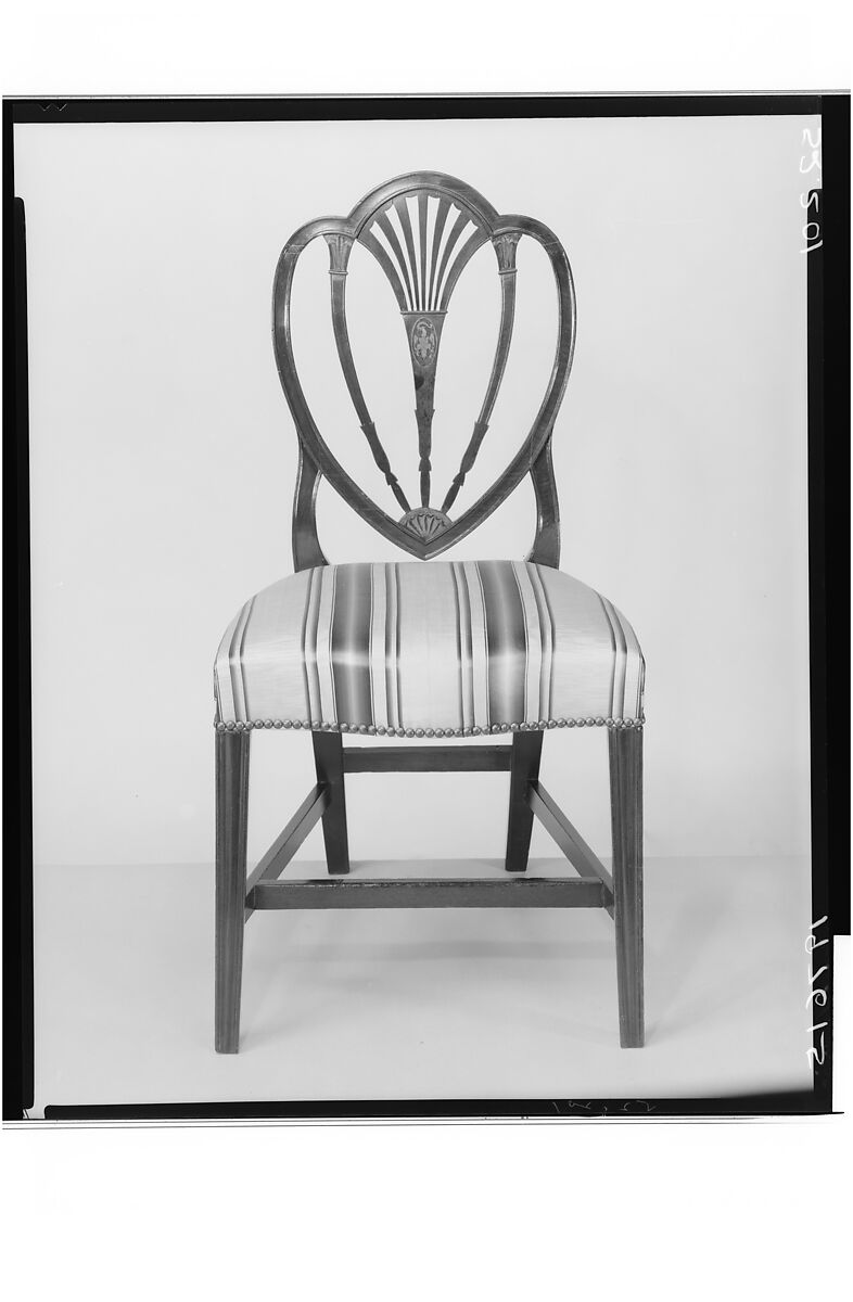 Side Chair, Mahogany, ash, tulip poplar, satinwood, American
