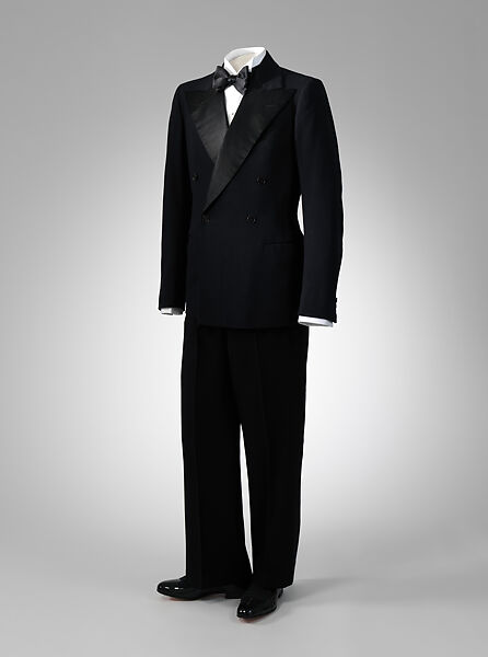 Tuxedo, wool, silk, rayon, Austrian 