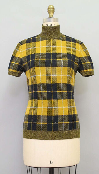 Sweater set, Bill Blass Ltd. (American, founded 1970), wool, metal, American