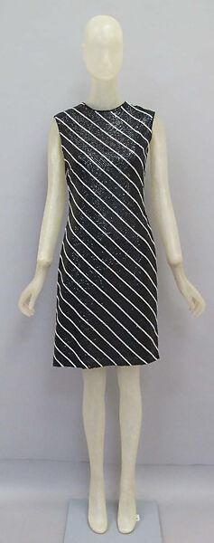 Ensemble, Bill Blass Ltd. (American, founded 1970), (a) wool, silk, synthetic; (b) silk, synthetic, American