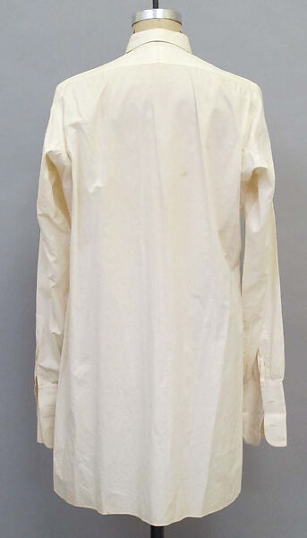 Dress shirt, House of Lanvin (French, founded 1889), cotton, French