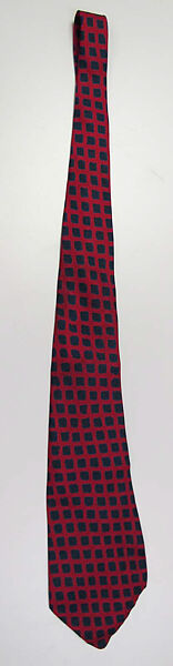 Necktie, Rogers, Peet &amp; Company (American, founded 1874), silk, American 