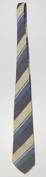 Necktie, linen, American 