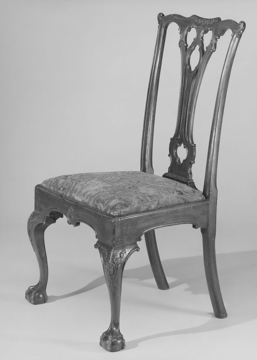 Side chair, Mahogany, white oak, yellow pine, American 