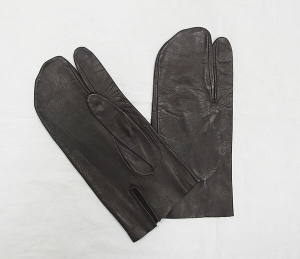 Gloves, Maison Margiela (French, founded 1988), leather, French 