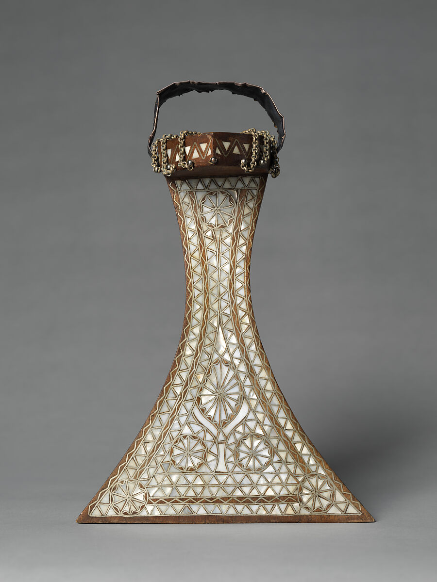 Hammam Shoes, Wood, mother-of-pearl, silver