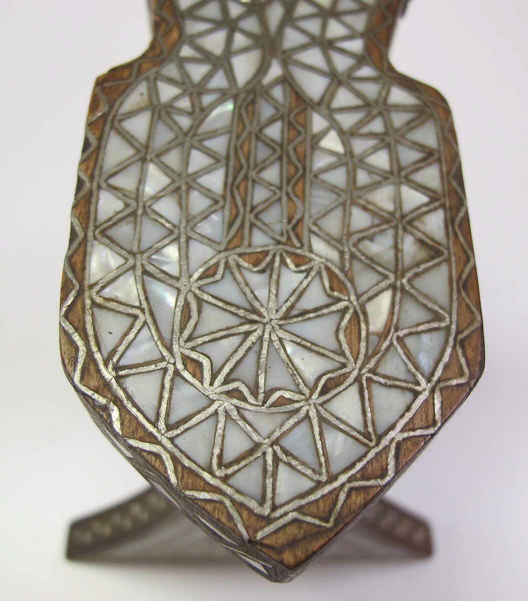 Hammam Shoes, Wood, mother-of-pearl, silver