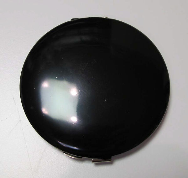 Compact, Schiaparelli (French, founded 1927), metal, enamel, French