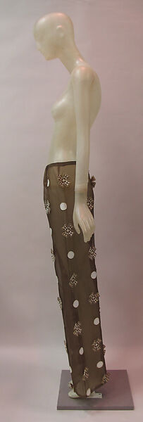 Ensemble, Irene Galitzine (Italian (born Georgia), Tbilisi 1916–2006 Rome), silk, plastic (vinyl), metal, Italian