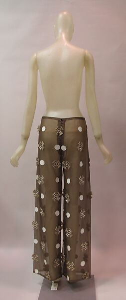 Ensemble, Irene Galitzine (Italian (born Georgia), Tbilisi 1916–2006 Rome), silk, plastic (vinyl), metal, Italian