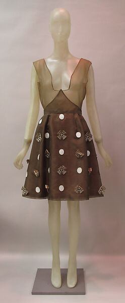 Ensemble, Irene Galitzine (Italian (born Georgia), Tbilisi 1916–2006 Rome), silk, plastic (vinyl), metal, Italian