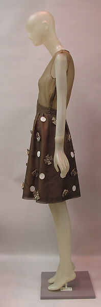 Ensemble, Irene Galitzine (Italian (born Georgia), Tbilisi 1916–2006 Rome), silk, plastic (vinyl), metal, Italian