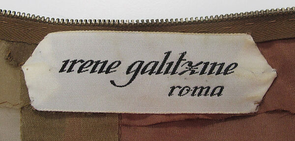 Ensemble, Irene Galitzine (Italian (born Georgia), Tbilisi 1916–2006 Rome), silk, plastic (vinyl), metal, Italian