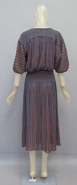 Dress, Missoni (Italian, founded 1953), linen, synthetic, Italian