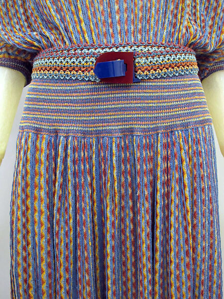 Dress, Missoni (Italian, founded 1953), linen, synthetic, Italian