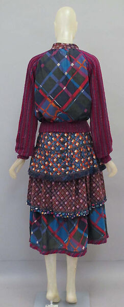 Ensemble, Koos van den Akker (American, born Netherlands, The Hague 1939–2015 New York), wool, cotton, Dutch