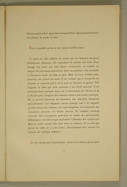 Modes et Manières d'Aujourd'hui, Pierre Corrard, paper, French