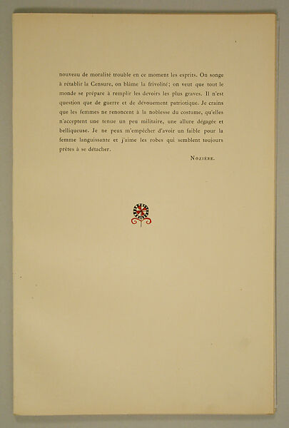 Modes et Manières d'Aujourd'hui, Pierre Corrard, paper, French