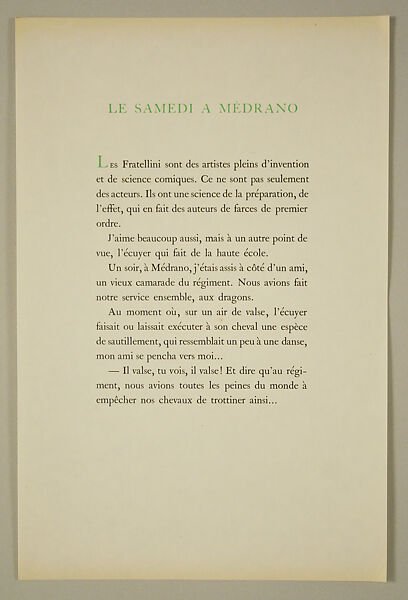 Modes et Manières d'Aujourd'hui, Pierre Corrard, paper, French