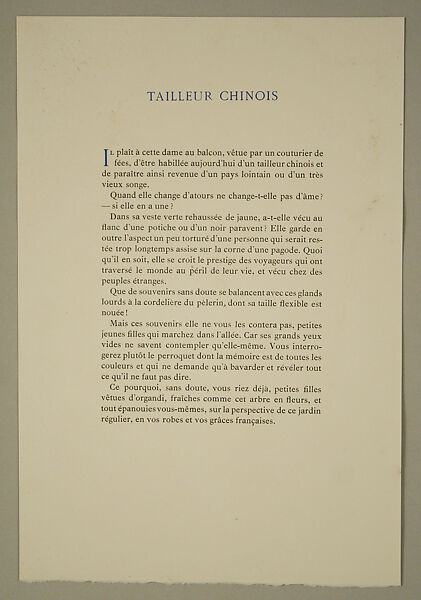 Modes et Manières d'Aujourd'hui, Pierre Corrard, paper, French