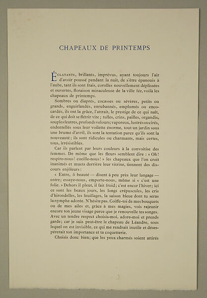 Modes et Manières d'Aujourd'hui, Pierre Corrard, paper, French