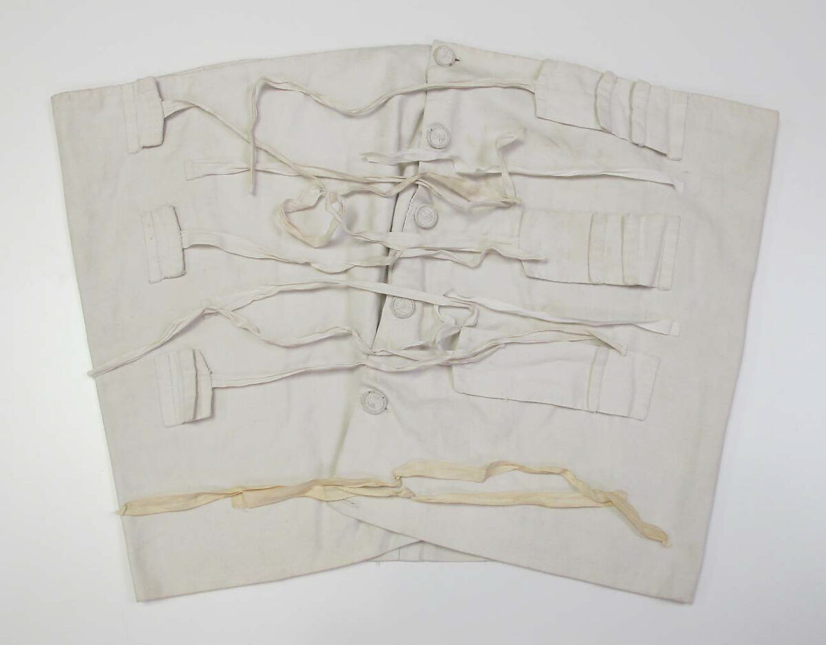 Corset, cotton, American or European