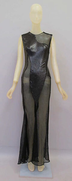 Dress, Gianni Versace (Italian, founded 1978), metal, silkRDHC1_, Italian