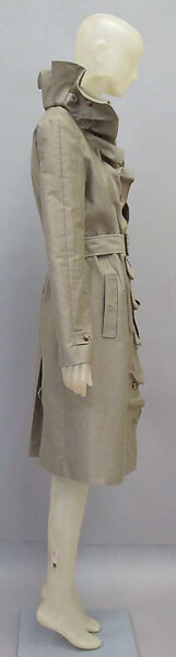 Trench coat, Viktor &amp; Rolf (Dutch, founded 1993), cotton, Dutch