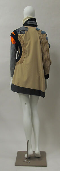 Dress, House of Balenciaga (French, founded 1937), wool, cotton, synthetic, metal, French