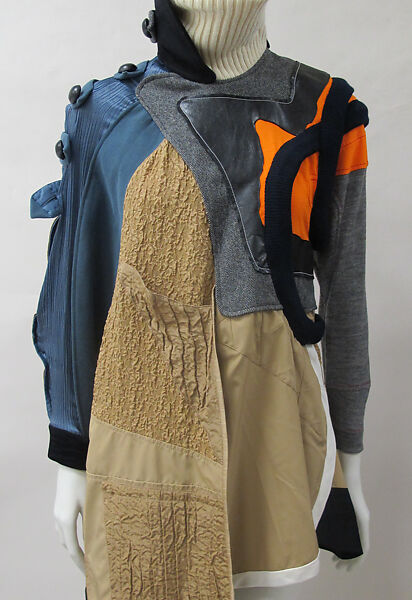 Dress, House of Balenciaga (French, founded 1937), wool, cotton, synthetic, metal, French