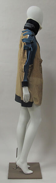 Dress, House of Balenciaga (French, founded 1937), wool, cotton, synthetic, metal, French