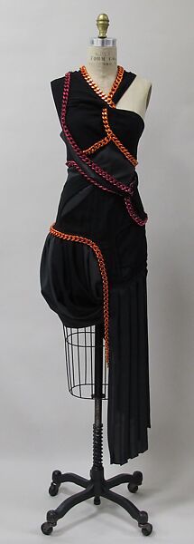 Dress, House of Balenciaga (French, founded 1937), synthetic, cotton, metal, French 